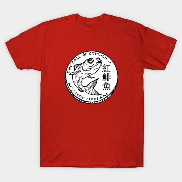 Red Herring Coin - The Call of Cthulhu Mystery Program T-Shirt by Omniverse / The Nerdy Show Network